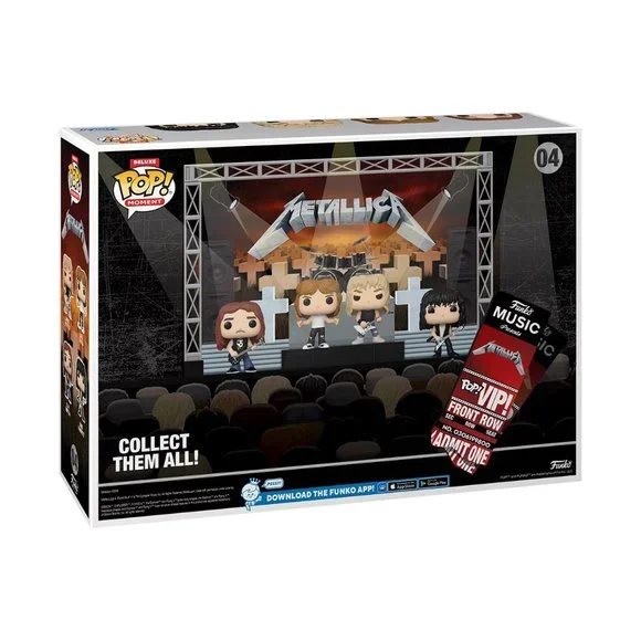 Funko Pop! Moment Deluxe Metallica Master Of Puppets Tour 1986 ~ Sold Out Excl. - Picture 2 of 7